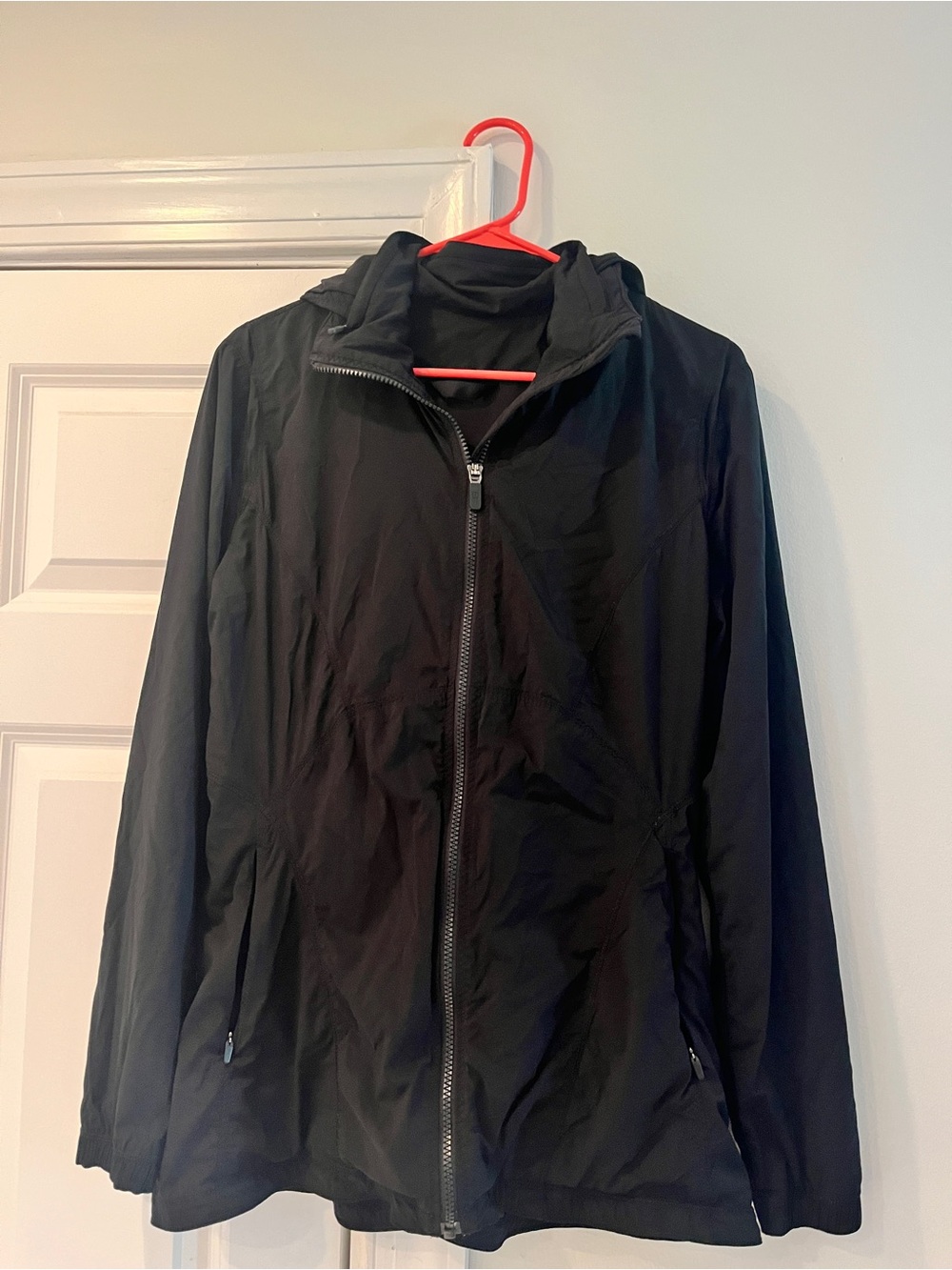 Lululemon black lightweight athletic jacket size 12